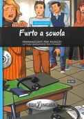 Książki do nauki języka włoskiego - Furto a scuola. Język włoski. Podręcznik. A1 + CD - miniaturka - grafika 1