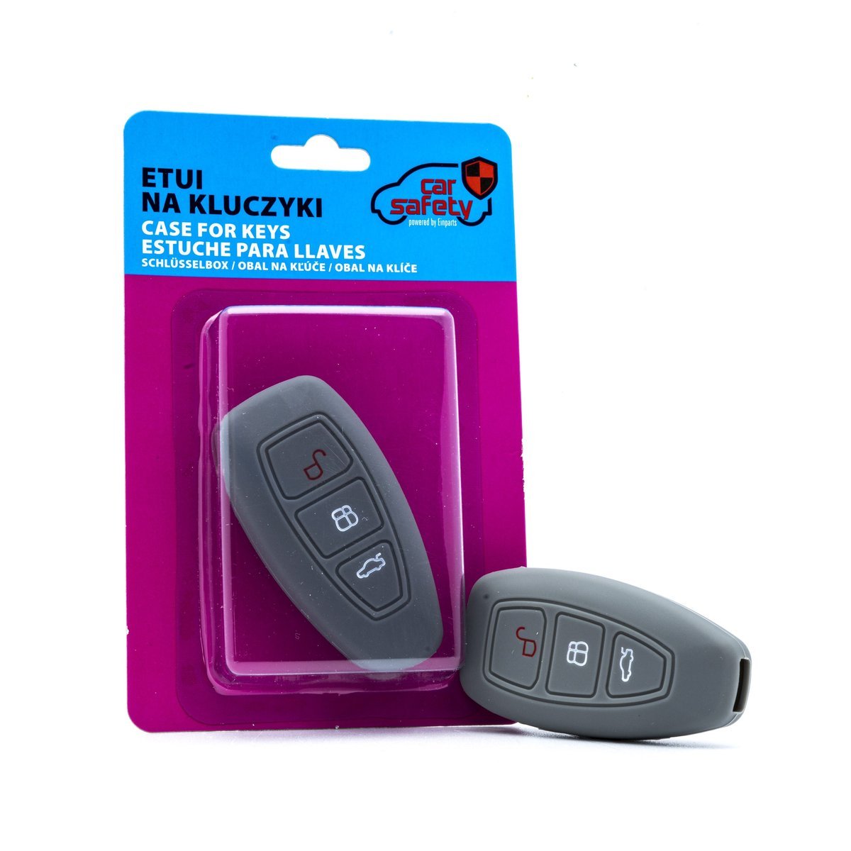 CARSAFETY ETUI SILIKONOWE NA KLUCZYK DO FORD B-MAX C-MAX FIESTA FOCUS