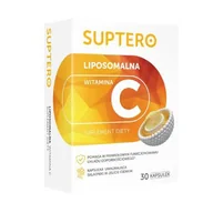 Witaminy i minerały - SUPTERO Liposomalna witamina C, 30 kaps. - miniaturka - grafika 1