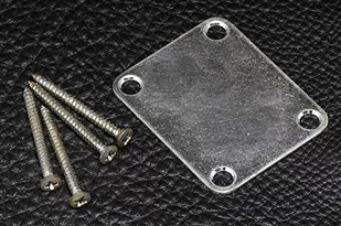 Gotoh Relic Neckplate NBS-3, Chrom antyczny - Części gitarowe, konserwacja gitary - miniaturka - grafika 1