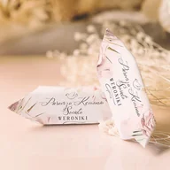 Cukierki - KRÓWKI personalizowane dla gości I Komunia Święta Natural 12szt - miniaturka - grafika 1