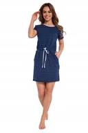 Bielizna nocna - CORNETTE KOSZULA DAMSKA KR 374/304 ALLIE S GRANAT - miniaturka - grafika 1