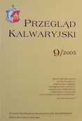 Książki o kulturze i sztuce - Przegląd kalwaryjski nr 9 / 05 - miniaturka - grafika 1