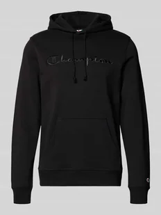 Bluza z kapturem z wyhaftowanym logo - Bluzy męskie - miniaturka - grafika 1
