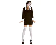 Stroje karnawałowe - Strój dla dorosłych Gotycka uczennica (sukienka), rozm. M - miniaturka - grafika 1