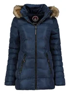 Kurtki damskie - Canadian Peak Płaszcz zimowy "Anieseak" w kolorze granatowym - miniaturka - grafika 1