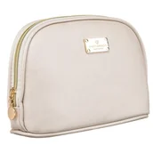 Kosmetyczki, organizery i kuferki - Mała kosmetyczka na wyjazd w kremowym kolorze - Peterson - miniaturka - grafika 1