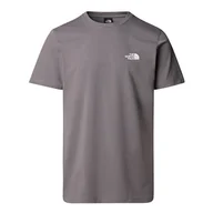 Koszulki sportowe męskie - Koszulka The North Face Simple Dome 0A87NG0UZ1 - szara - miniaturka - grafika 1