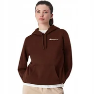 Bluzy damskie - Bluza damska Champion Hooded brązowa 117530 MS524 XL - miniaturka - grafika 1