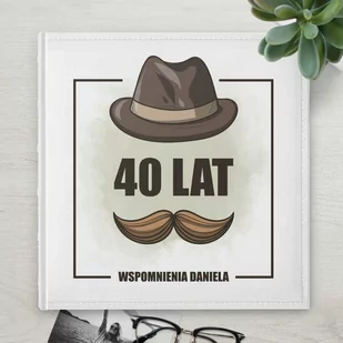 Duży album na zdjęcia z nadrukiem dla niego na 40 urodziny - Albumy fotograficzne - miniaturka - grafika 1