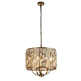 Bijou lampa wisząca 5xE14 antyczny mosiądz 6585-5AB - Lampy sufitowe - miniaturka - grafika 1