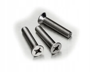 M6x30 ŚRUBA STOŻKOWA KRZYŻAK NIERDZEWNA A2 965(10) - Śruby i nakrętki - miniaturka - grafika 1