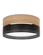 Lampy sufitowe - Lampa sufitowa plafon Nicole (4800), lampa drewniana, boho, loft - miniaturka - grafika 1