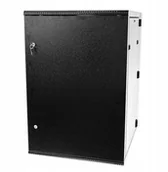 Szafy rack - Szafa wisząca RACK 19 cali 18U/600mm drzwi pełne otwierane boki RAL 9005 BOCK-019-180-600-DP-C - miniaturka - grafika 1