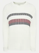 Swetry męskie - Tommy Hilfiger Sweter MW0MW37246 Écru Regular Fit - miniaturka - grafika 1