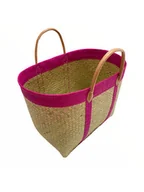 Torebki damskie - Le Comptoir de la Plage Torba plażowa "Tsimgy" w kolorze beżowo-różowym - 55 x 40 x 22 cm - miniaturka - grafika 1