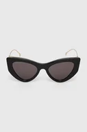 Okulary przeciwsłoneczne - Gucci okulary przeciwsłoneczne damskie kolor czarny GG1565S - miniaturka - grafika 1