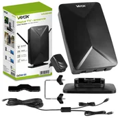 Anteny TV - Antena pokojowa/zewnętrzna ze wzmacniaczem DVB-T/T2 Vayox - miniaturka - grafika 1