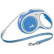 Smycze dla psów - Flexi Smycz New Comfort M linka 8m/ 20kg niebieski - miniaturka - grafika 1