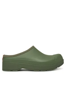 Hunter Klapki Play Clog MFF9052RMA Zielony - Klapki i japonki męskie - miniaturka - grafika 1
