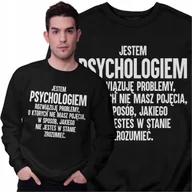 Bluzy męskie - Bluza Dla Psychologa Śmieszny Prezent Rozwiązuję Problemy Bluza Męska - miniaturka - grafika 1