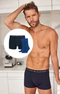 Majtki damskie - Bokserki męskie i skarpetki 1U87906344-416, Kolor granatowy, Rozmiar S, TOMMY HILFIGER - Intymna - miniaturka - grafika 1