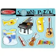 Puzzle - PUZZLE DŹWIĘKOWE INSTRUMENTY MUZYCZNE MD 10732 - miniaturka - grafika 1