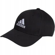 Czapki damskie - Czapka z daszkiem adidas Cotton Twill Baseball czarna II3513 Młodzieżowa - miniaturka - grafika 1