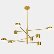 Lampy sufitowe - Lampa sufitowa REMDAL LED 35,5W 3000K - miedziany - miniaturka - grafika 1