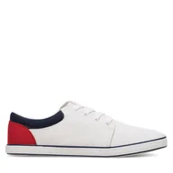 Trampki męskie - Trampki Lanetti MS20347-11 Biały - miniaturka - grafika 1