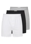 Majtki damskie - Bokserki (dłuższa nogawka) Oracle Henderson 3-pak czarny, szary popielaty, biały XL - Esotiq&Henderson - miniaturka - grafika 1