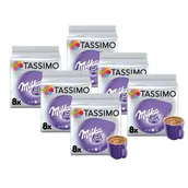 Kawa w kapsułkach i saszetkach - ZESTAW - Kapsułki Tassimo Milka 6x8 szt. - miniaturka - grafika 1