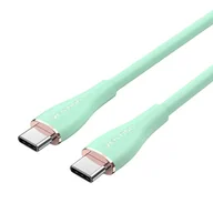 Kable - Kabel USB-C 2.0 do USB-C Vention TAWGG 1,5m PD 100W jasnozielony silikonowy - miniaturka - grafika 1