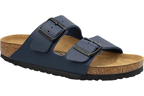 Birkenstock Kapcie uniseks Arizona z odkrytymi plecami, NIEBIESKI, 4.5 UK