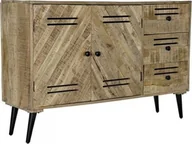 Kredensy - DKD Home Decor Kredens DKD Home Decor Czarny Metal Drewno mango 140 x 40 x 93 cm - miniaturka - grafika 1