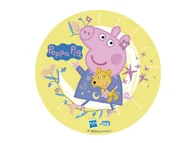 Ciasta i półprodukty do ciast - Dekoracyjny opłatek tortowy Świnka Peppa - 15,5 cm - 1 szt. - miniaturka - grafika 1