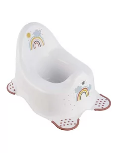 Keeeper Nocnik Adam z funkcją antypoślizgową Rainbow biały - Nocniki - miniaturka - grafika 1