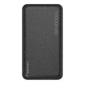 Powerbanki - USAMS Powerbank Mosaic 10000 mAh czarny/black 10KCD2101 (US-CD21) - miniaturka - grafika 1