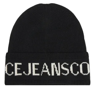 Czapka Versace Jeans Couture Big Beanie 79YAZK40 Czarny - Czapki męskie - miniaturka - grafika 1