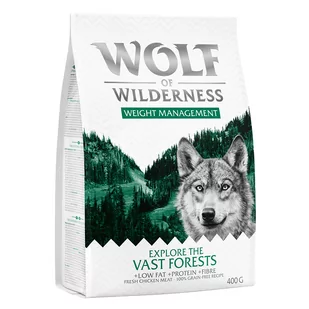 Wolf of Wilderness Pakiet próbny ""Explore The Vast Forests"" - Weight Management, 400 g - Sucha karma dla psów - miniaturka - grafika 1
