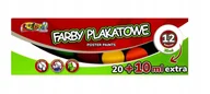Przybory szkolne - penmate Farby plakatowe 30ml Kolori 12 kolorów - miniaturka - grafika 1