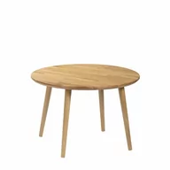 Ławy i stoliki kawowe - Stolik okrągły z drewna dębowego Modern Oak, Wykończenie nogi - Dąb olejowany, Średnica blatu [cm] - 70, Wysokość [cm] - 47 - miniaturka - grafika 1
