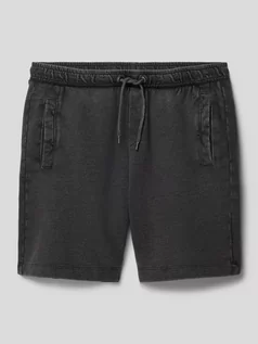 Spodnie i spodenki dla chłopców - Szorty z dzianiny dresowej z bawełny z wpuszczanymi kieszeniami model ‘DUST’ - grafika 1