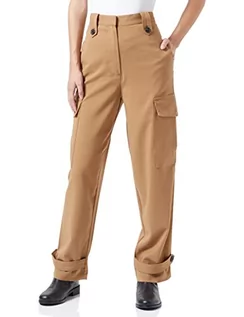 Spodnie damskie - Replay Damskie spodnie rekreacyjne, 340 Camel, 26W Regular - grafika 1