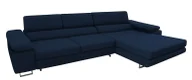 Narożniki - Granatowy narożnik rozkładany z funkcją spania N7-T08 - miniaturka - grafika 1