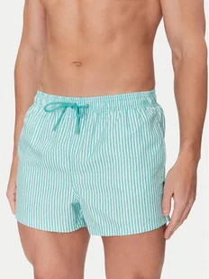 YSABEL MORA Szorty kąpielowe 90321 Zielony Regular Fit - Kąpielówki męskie - miniaturka - grafika 1