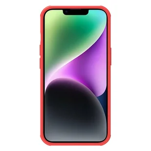Nillkin Super Frosted Shield Pro etui iPhone 14 Plus pokrowiec na tył plecki czerwony - Etui i futerały do telefonów - miniaturka - grafika 3