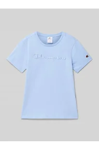 T-shirt z okrągłym dekoltem - Champion - Koszulki i topy damskie - miniaturka - grafika 1