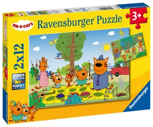Kot-o-ciaki - puzzle 2x12 el. 50796 - Puzzle - miniaturka - grafika 1