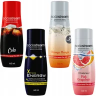 Syropy i koncentraty owocowe - Zestaw 4 koncentratów SodaStream Cola+Energy+Grapefruit+Orange-Mango - miniaturka - grafika 1